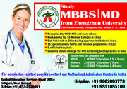 Study MBBS — MD from Zhengzhou University- China