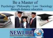 Master of Psychology/Phisolophy/Law/Sociology through distance educati