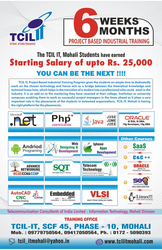  JOIN INDUSTRIAL TRAINING Program AT TCIL-IT MOHALI DIVISION 