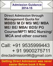 Direct Admission for BE/B.TECH  in top Engineering colleges in Karnata
