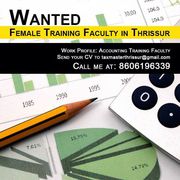 Female Training Faculty Required for a Reputed Accounting Firm