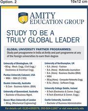 Amity University announces International Programmes 