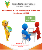  31th january & 14th february 2016 Attend Free Session on ASP.NET