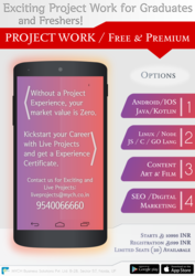Get experience in Live projects for tech & non tech graduates