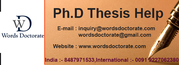 Thesis writing Services