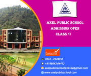 Axel Public School Admission Open for class XI for 2016-2017 session	