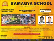 Admission Open in Ramagya School from nursery to class XI 