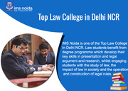 Top Law College In Delhi NCR