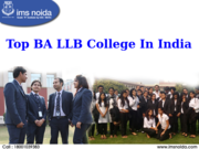 Top BA LLB College In India