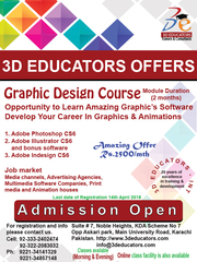 Graphics and Animation Program in 2500 Per Month