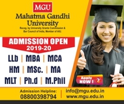 MGU University Admission open in Meghalaya