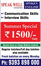 Spoken English Summer Special offer