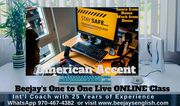 ONLINE TUTORING American Acccent/Communication Classes/LIVE Coaching