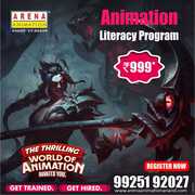 Animation  literacy Program in just Rs. 999 - Arena Anand