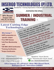 Online Certified summer internship Training in Uttarakhand