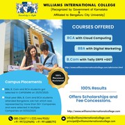 Best Bca College in Rt Nagar Bangalore | Williams International Colleg