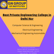Choose best private engineering colleges in delhi ncr
