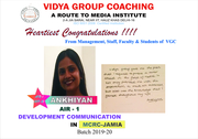 Best Coaching for Media (Vidya Group Coaching)