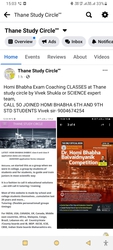 Homi Bhabha Coaching Tutor for 6th and 9th class at Thane