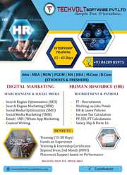 Human Resource Training & Internship in Coimbatore