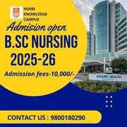 BSc Nursing Course 2025 Admission Open at NSHM Knowledge Campus